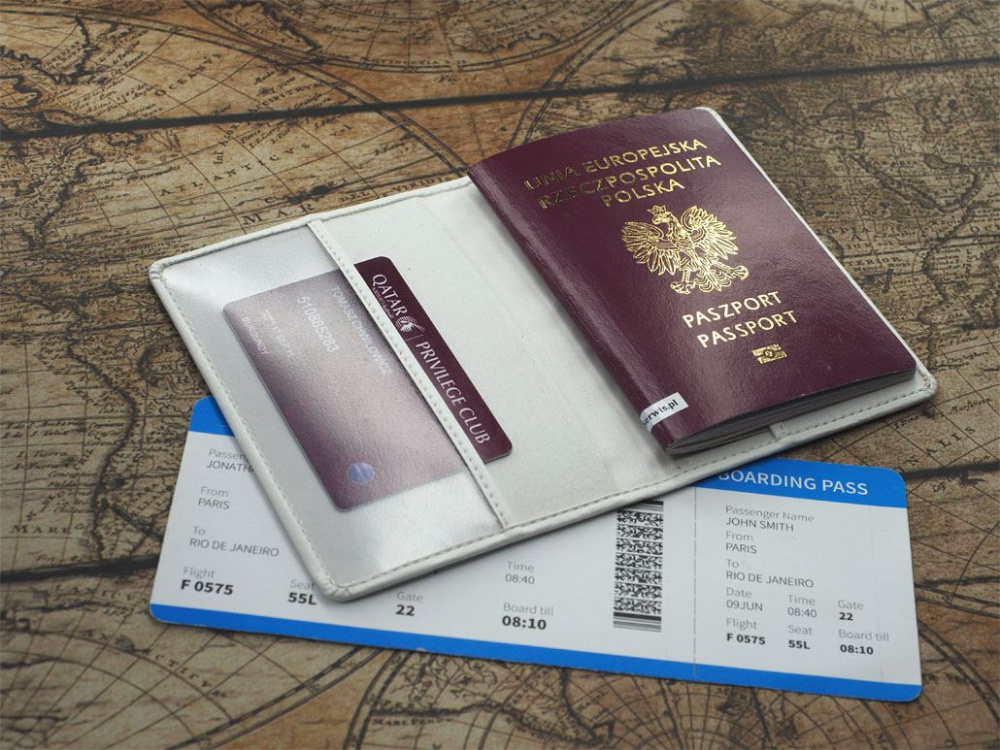 Logotrade advertising product image of: Passport case 209119