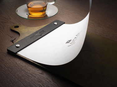 Logo trade corporate gifts image of: Menu cover 1861121