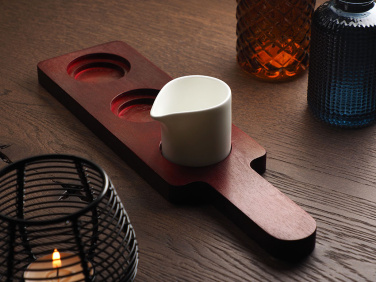 Logo trade promotional giveaways picture of: Wooden 3 Shot Serving Board 1863121