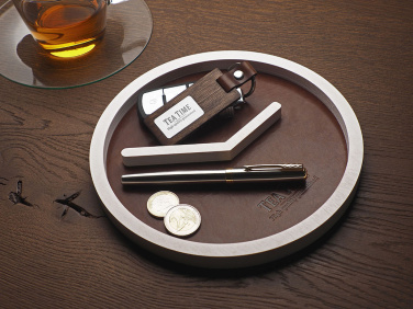 Logo trade promotional giveaways image of: Wooden desk organiser 1851121