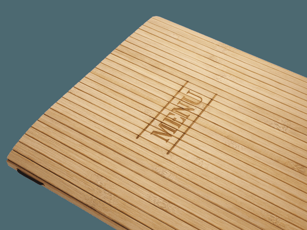 Logo trade advertising products image of: Menu cover Ambiente 1181145