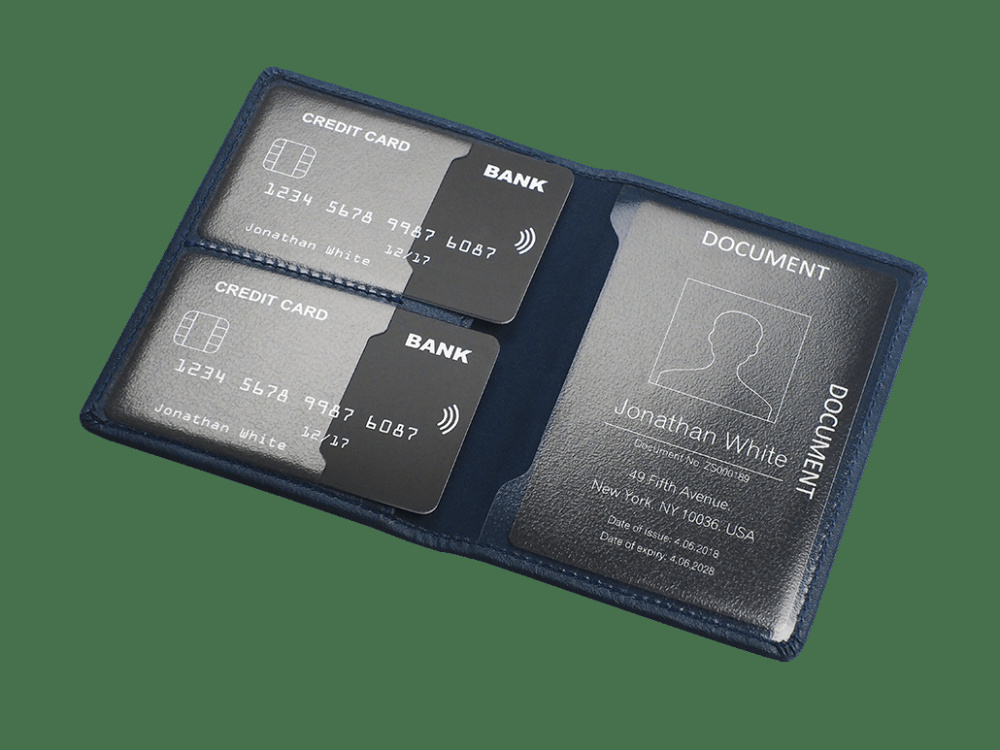 Logotrade promotional item picture of: RFID document wallet 611327