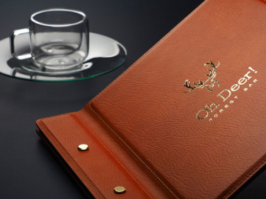 Logo trade promotional items image of: Menu cover 1085318