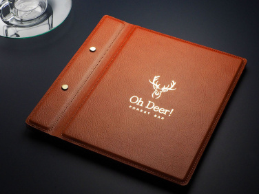 Logo trade business gift photo of: Menu cover 1085318