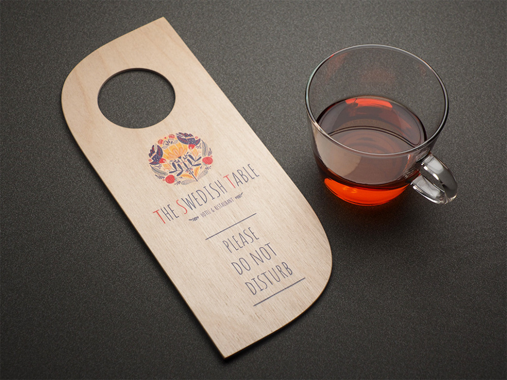 Logo trade promotional items image of: DND door sign 1160121