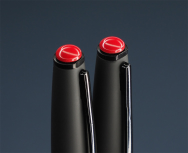 Logo trade corporate gifts image of: Coral stone Pen set 1285036