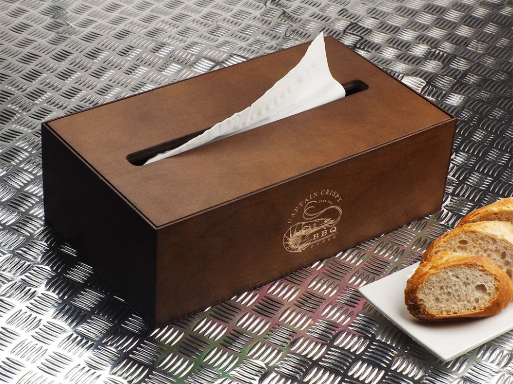 Logo trade corporate gifts image of: Tissue box 1963121