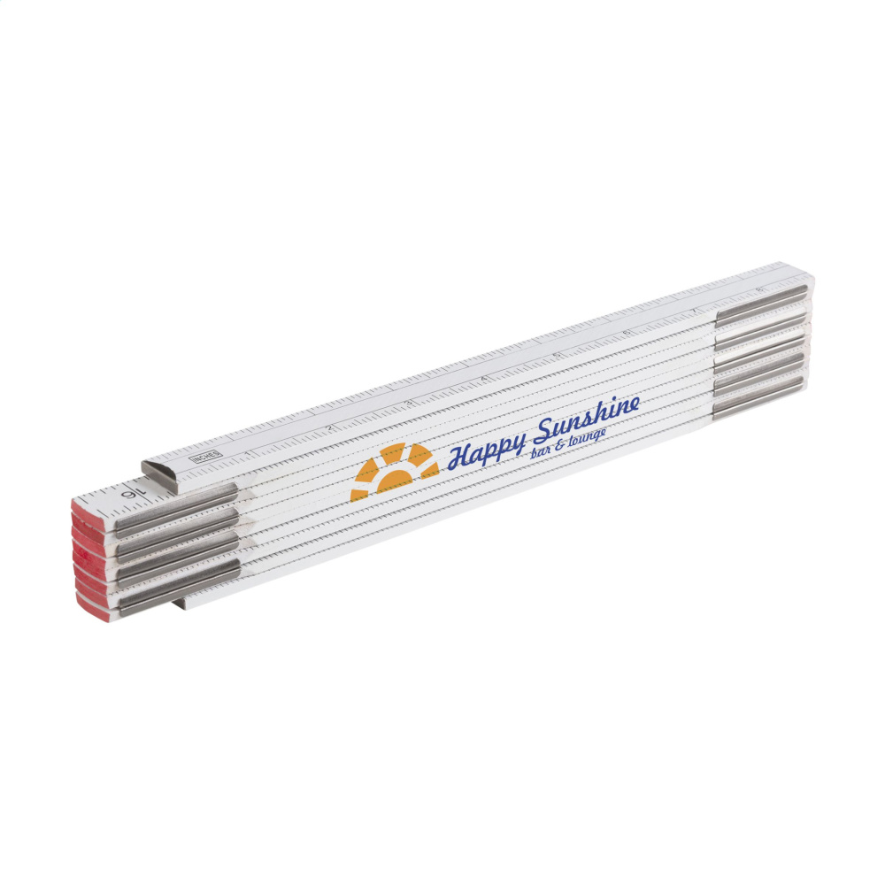 Logo trade promotional gifts image of: MetricWoodPro ruler