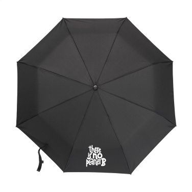 Logo trade corporate gift photo of: Mini Umbrella RCS RPET foldable umbrella 21 inch