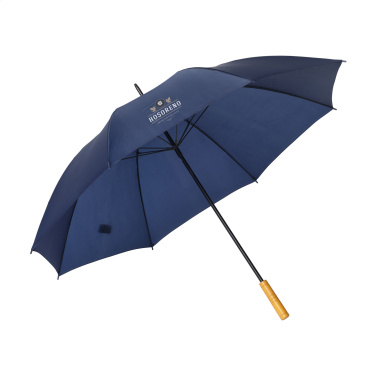 Logo trade promotional merchandise image of: BlueStorm RCS RPET umbrella 30 inch