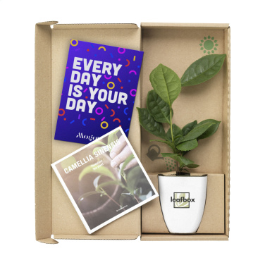 Logo trade business gifts image of: Treemore Letterbox Trees Tea plant