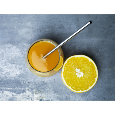 Logotrade corporate gift picture of: Reusable 1 piece ECO Straw Set stainless-steel straw