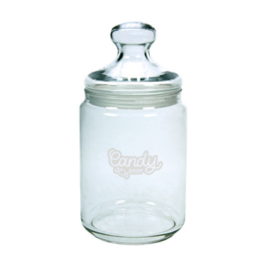 Logo trade promotional giveaways picture of: Dolci Candy jar 1 L