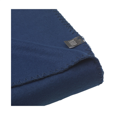 Logo trade promotional items image of: SuperSoft RPET (180 g/m²) fleece blanket