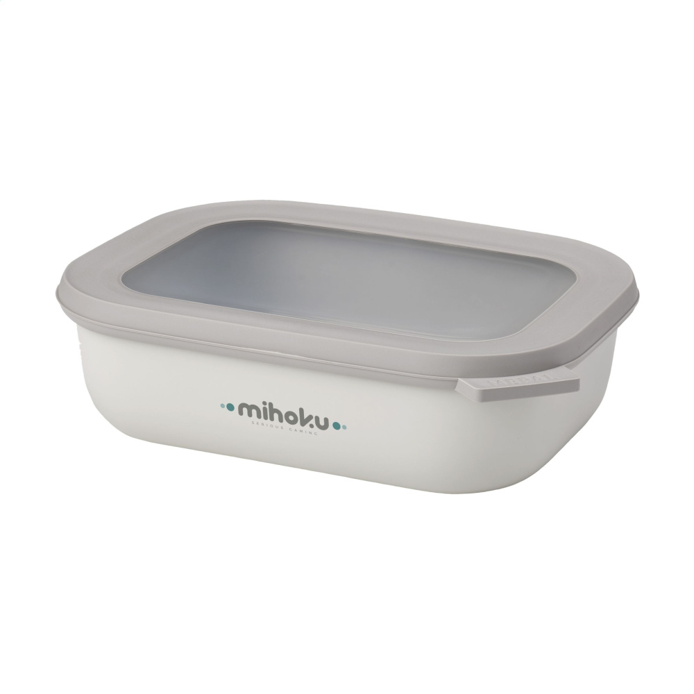 Logotrade promotional merchandise image of: Mepal Cirqula multi use rectangular bowl 1 L lunchbox