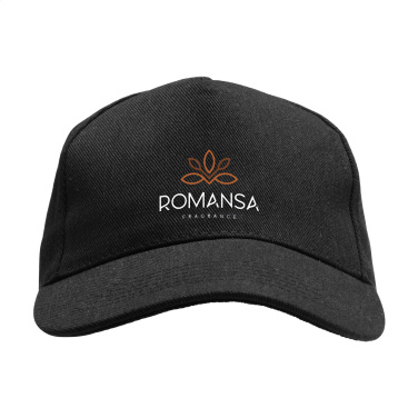 Logo trade promotional merchandise photo of: Hamar Cap Recycled Cotton cap