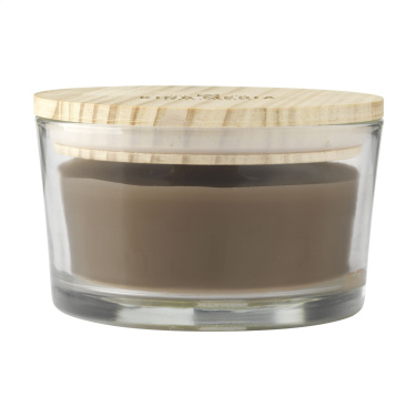 Logo trade corporate gift photo of: Wooosh Flame Scented Candle Dark Amber