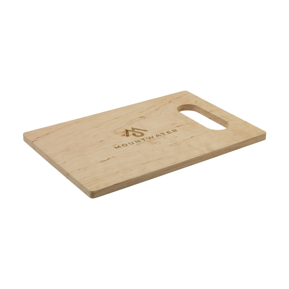 Logotrade promotional gift image of: Alder Wood Chopping Board Open Grip