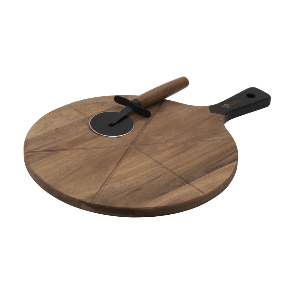 Logotrade promotional items photo of: Pizza Set Rustico 2-pcs