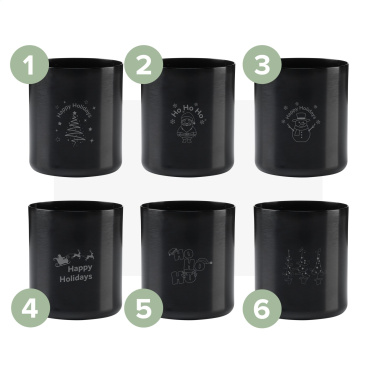 Logotrade promotional merchandise picture of: Wooosh Scented Candle True Wood X-Mas