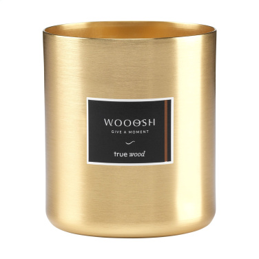 Logo trade corporate gift photo of: Wooosh Scented Candle True Wood X-Mas
