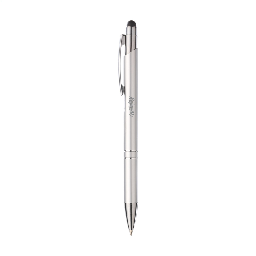 Logo trade promotional merchandise image of: Ebony Touch stylus pen