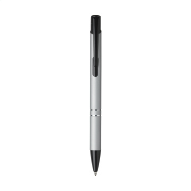 Logo trade advertising products picture of: Ebony Rubberised pen