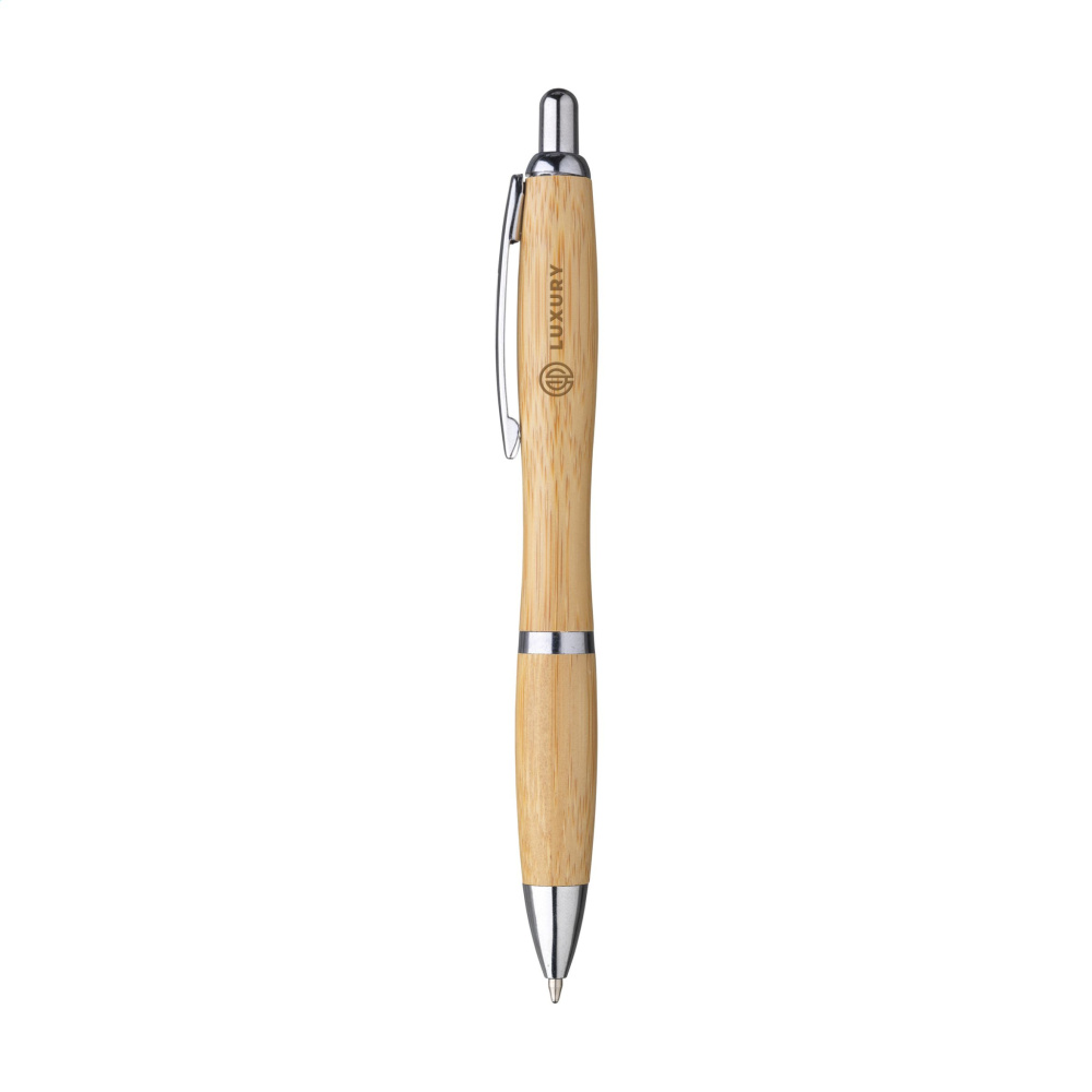 Logo trade promotional giveaway photo of: Athos Bamboo pen