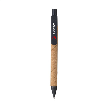 Logo trade promotional giveaways image of: Cork ECO Write pen