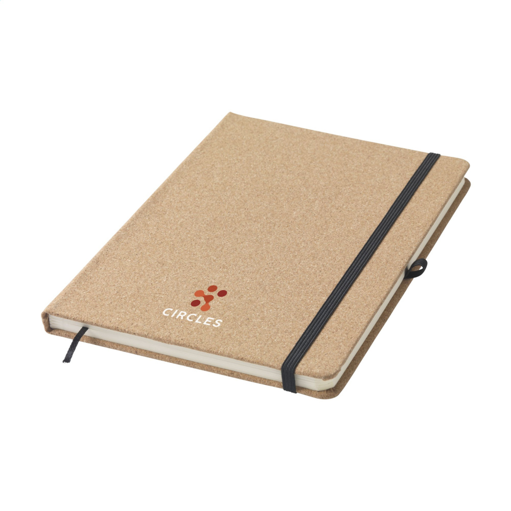Logo trade advertising products image of: CorkNote A5 Paper notebook