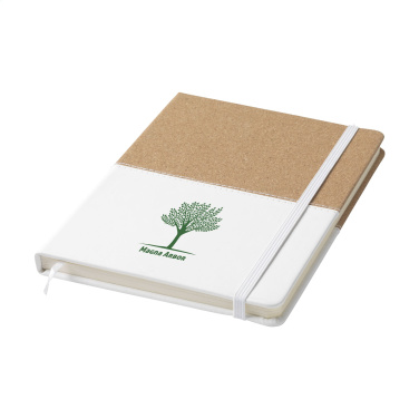 Logotrade promotional giveaway image of: Journal Cork Paper Notebook