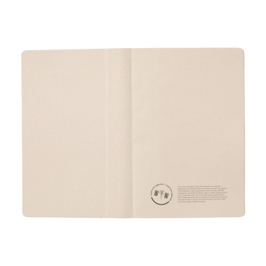 Logo trade promotional gifts image of: Sugarcane Paper Notebook A5