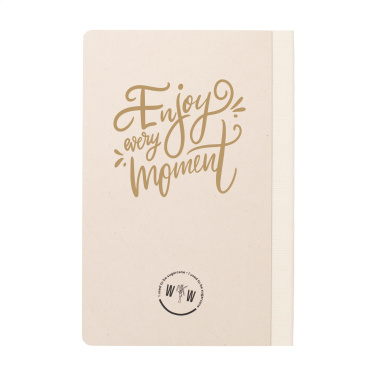 Logo trade promotional giveaways picture of: Sugarcane Paper Notebook A5