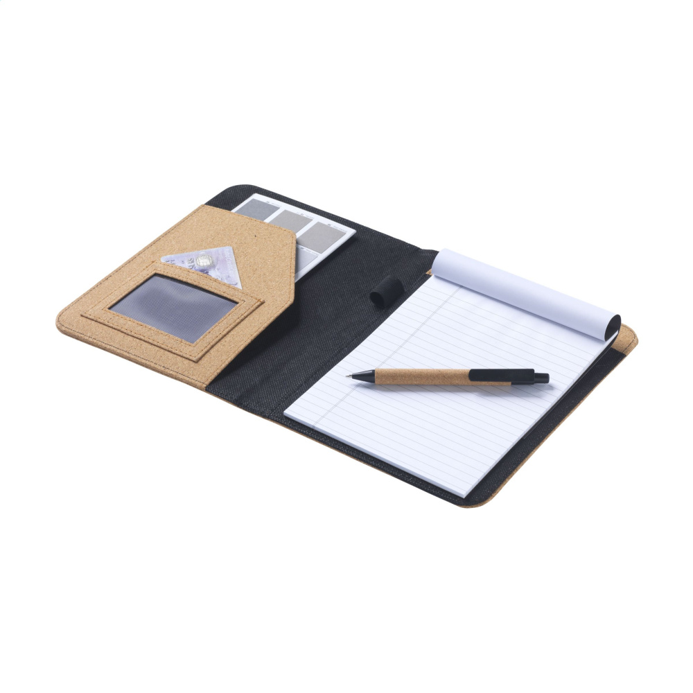 Logotrade promotional item image of: Eco Conference Cork A5 document folder