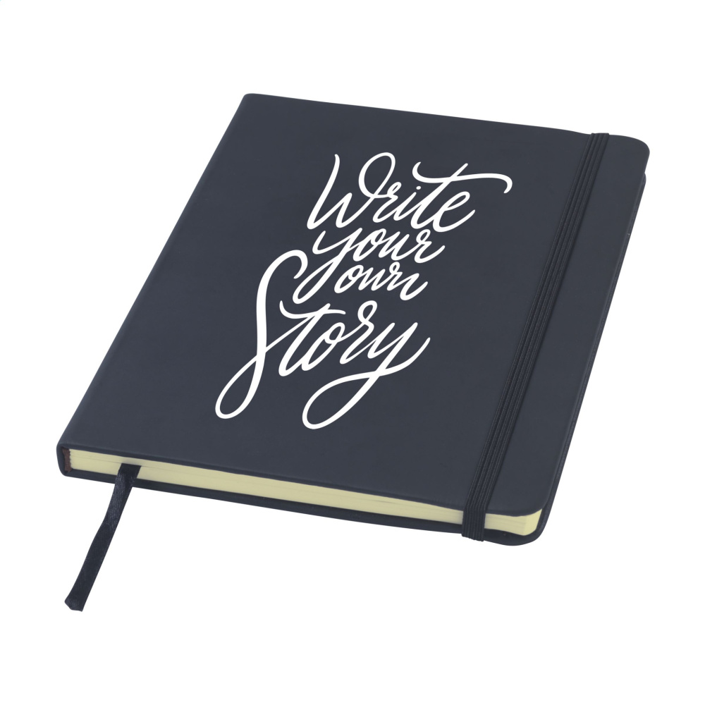 Logotrade advertising product picture of: BudgetNote A5 Lines Paper Notebook