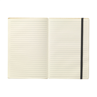 Logo trade business gifts image of: Bamboo Journal Naked Spine Paper Notebook A5
