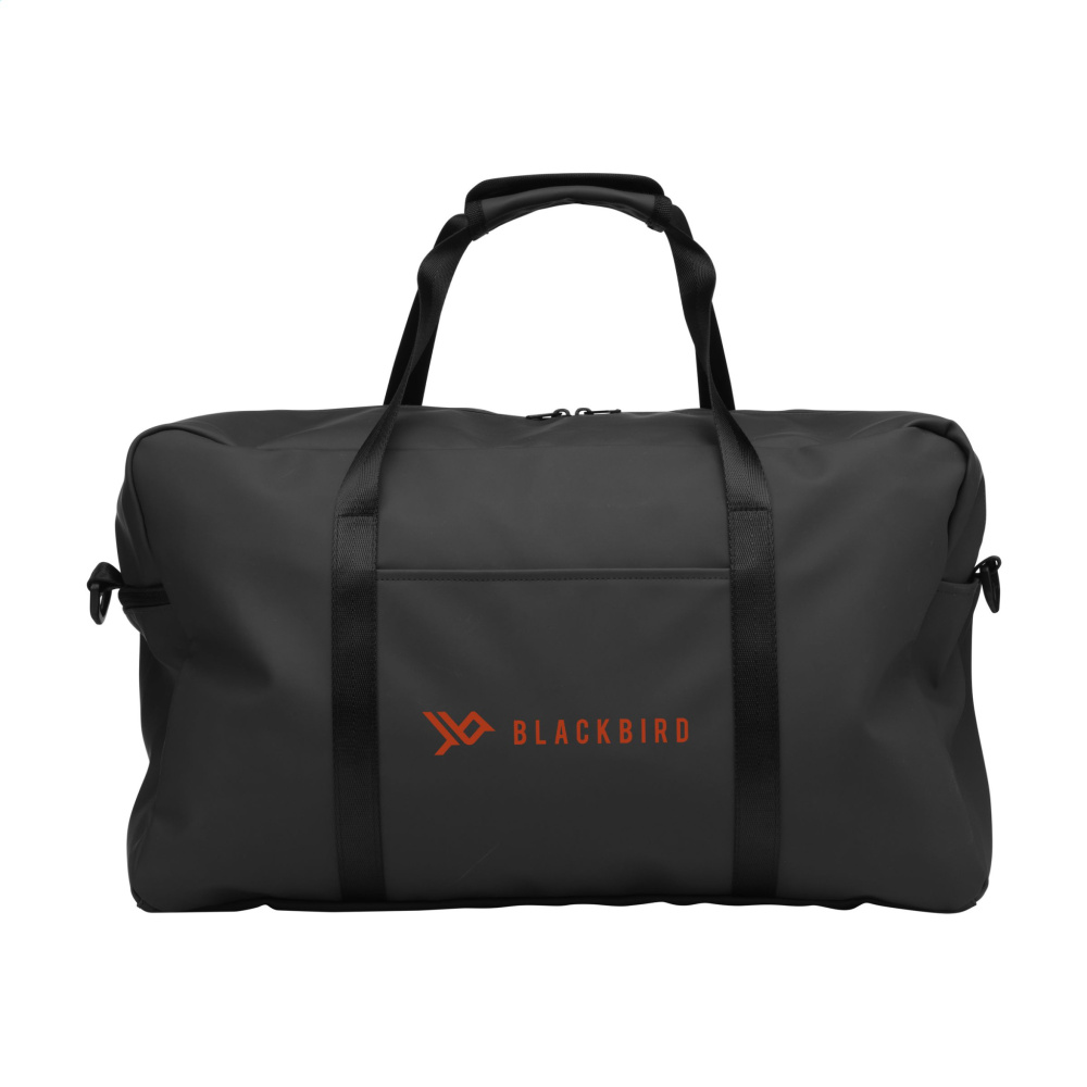 Logotrade promotional item picture of: Lennon RCS Recycled PU Sports-/Travelbag