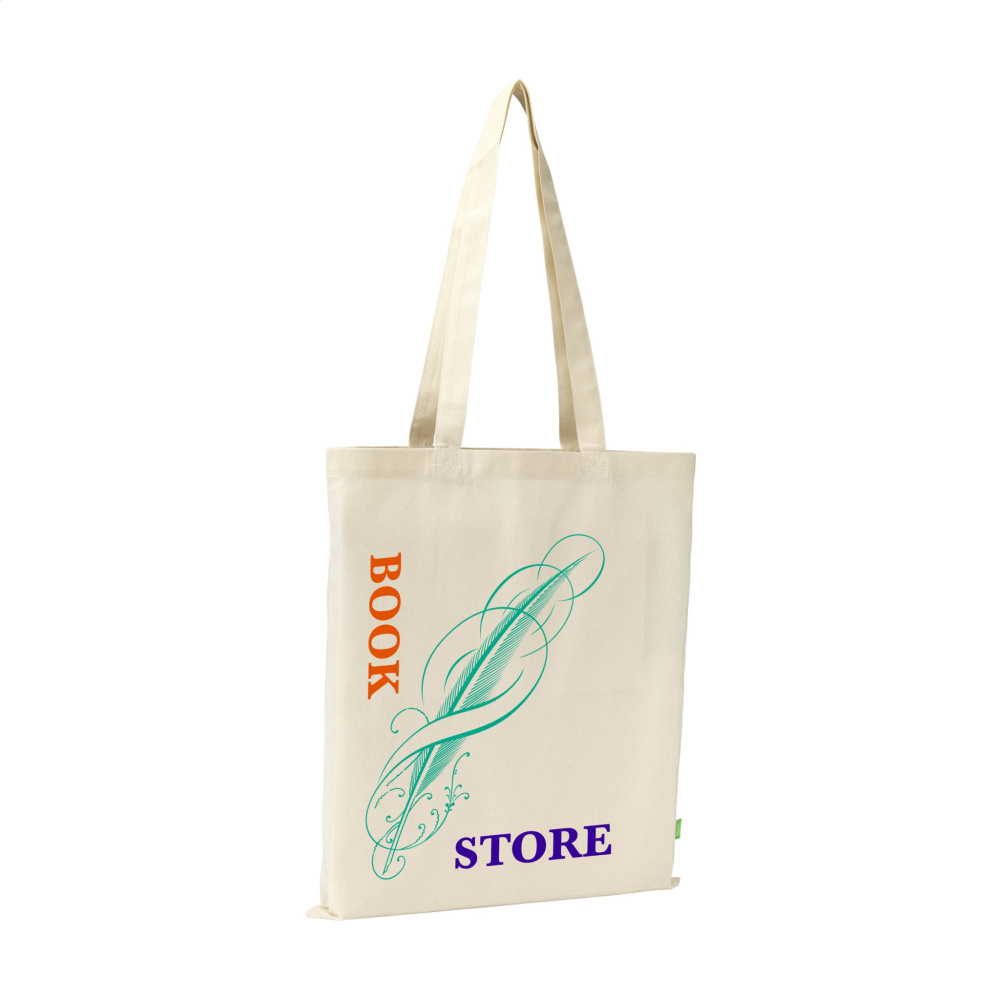 Logo trade promotional merchandise photo of: Organic Cotton GOTS Shopper (140 g/m²) bag