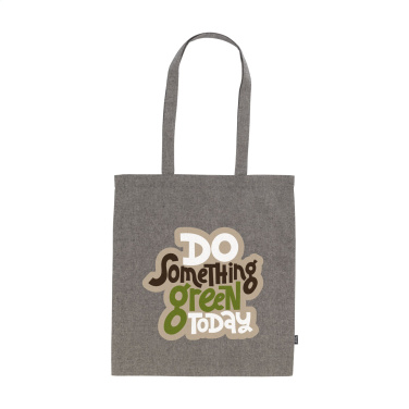 Logo trade promotional merchandise picture of: GRS Recycled Cotton Shopper (180 g/m²) bag