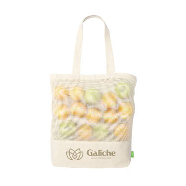 Logotrade promotional merchandise photo of: Natura Organic Mesh Shopper (180 g/m²) shopping bag