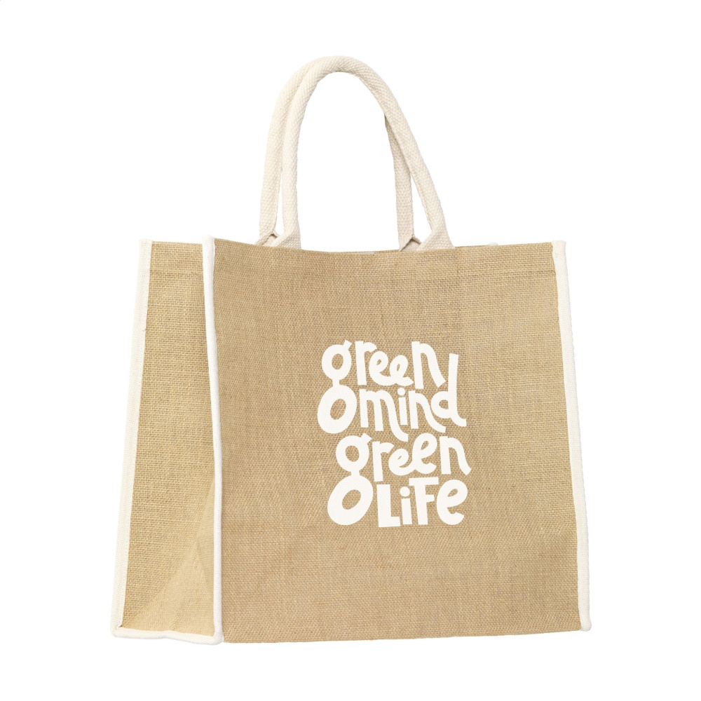 Logotrade promotional gift picture of: Gerona Jute Shopper bag