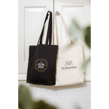 Logotrade promotional giveaway image of: GRS Recycled Canvas Bag Natural (260 g/m²)