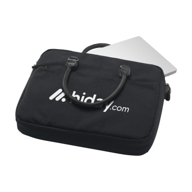 Logo trade promotional giveaways image of: Denver Recycled Canvas 15.6-inch laptop bag