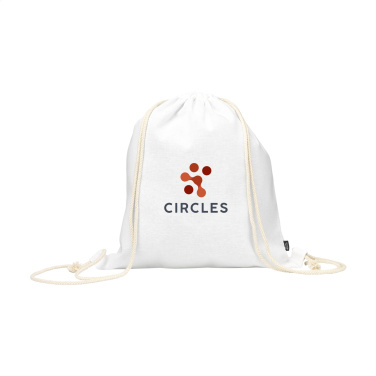 Logotrade promotional merchandise picture of: PromoColour GRS Recycled Cotton Backpack (150 g/m²)