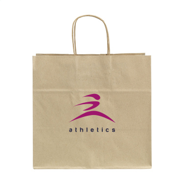 Logotrade promotional merchandise image of: Leaf It Bag recycled grass paper (90 g/m²) L