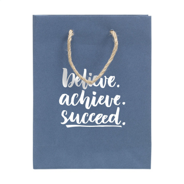 Logotrade advertising product image of: Leaf It Bag recycled with jeans fibres (180 g/m²) S