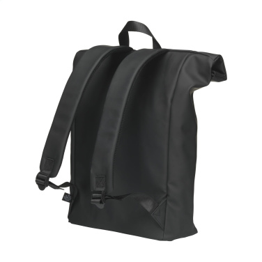 Logo trade promotional products image of: Lennon Roll-Top Recycled Backpack