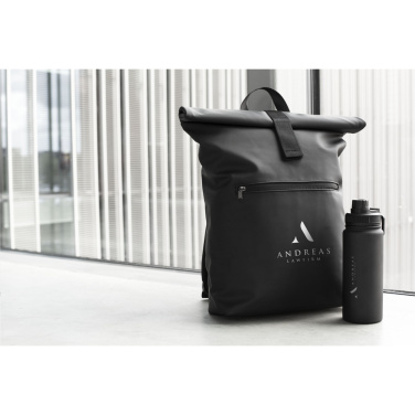 Logotrade advertising product image of: Lennon Roll-Top Recycled Backpack