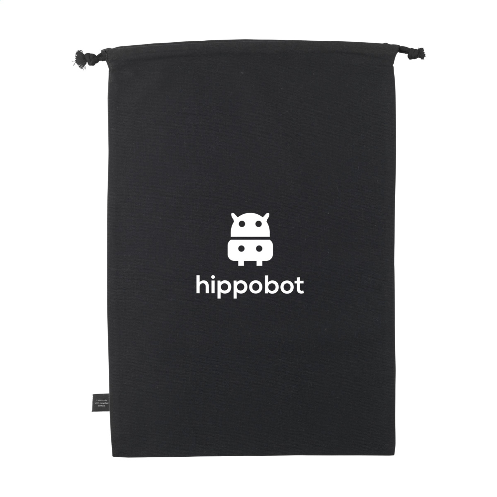 Logo trade advertising product photo of: Gift Pouch GRS Recycled Cotton (150 g/m²) L