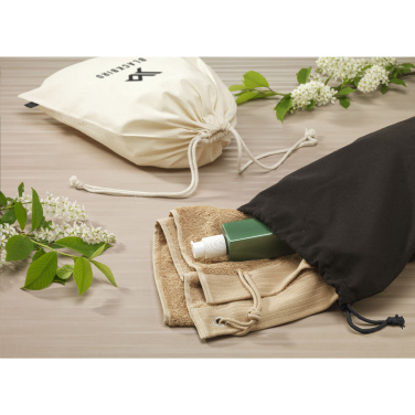 Logotrade promotional products photo of: Gift Pouch GRS Recycled Cotton (150 g/m²) L